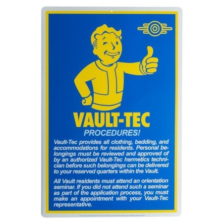 Fallout panneau métal Procedures