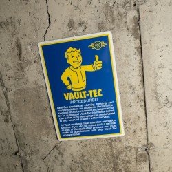 Fallout panneau métal Procedures
