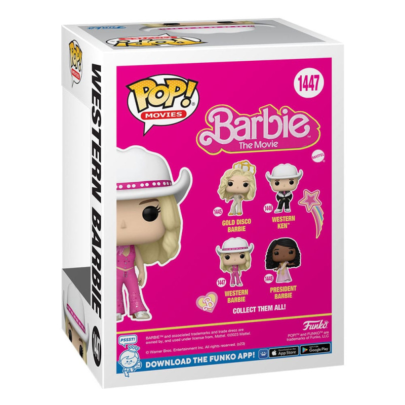 Barbie Figuur Funko POP! Films Vinyl Western Barbie 9 cm