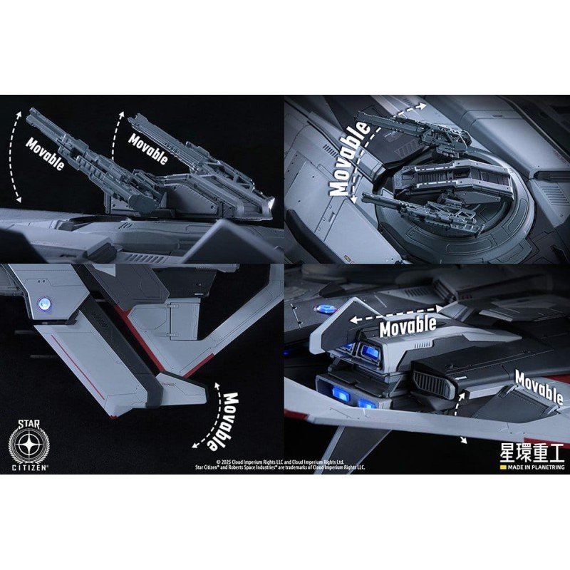 Star Citizen figurine Plastic Model Kit 1/100 Anvil F8C Lightning 25 cm