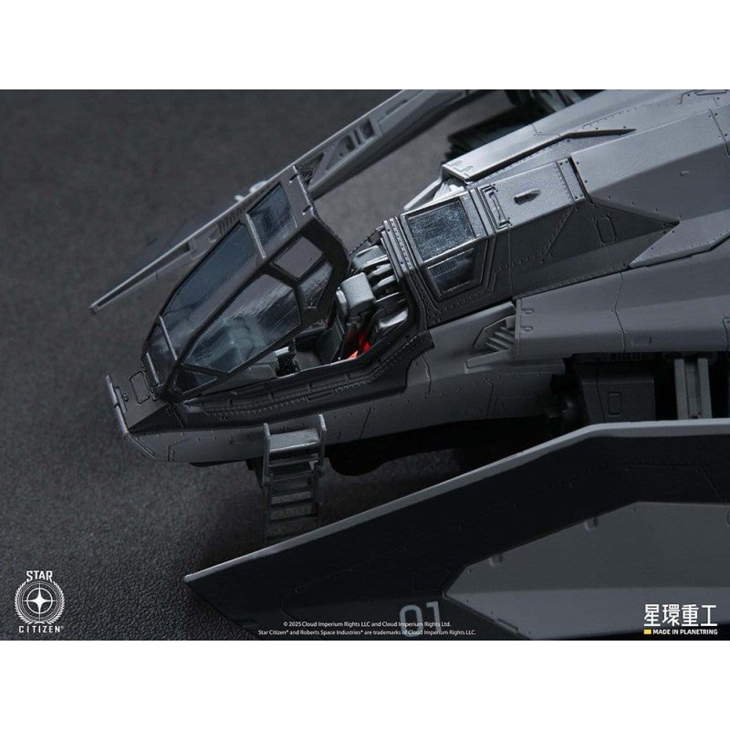 Star Citizen figurine Pre-assembled Plastic Model Kit 1/100 Anvil F8C Lightning Pre-Assembled Finished Model Ver. 25 cm