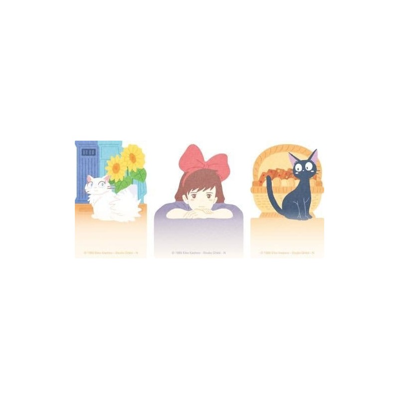 Kiki´s Delivery Service Memo Set Kiki, Jiji & Licy