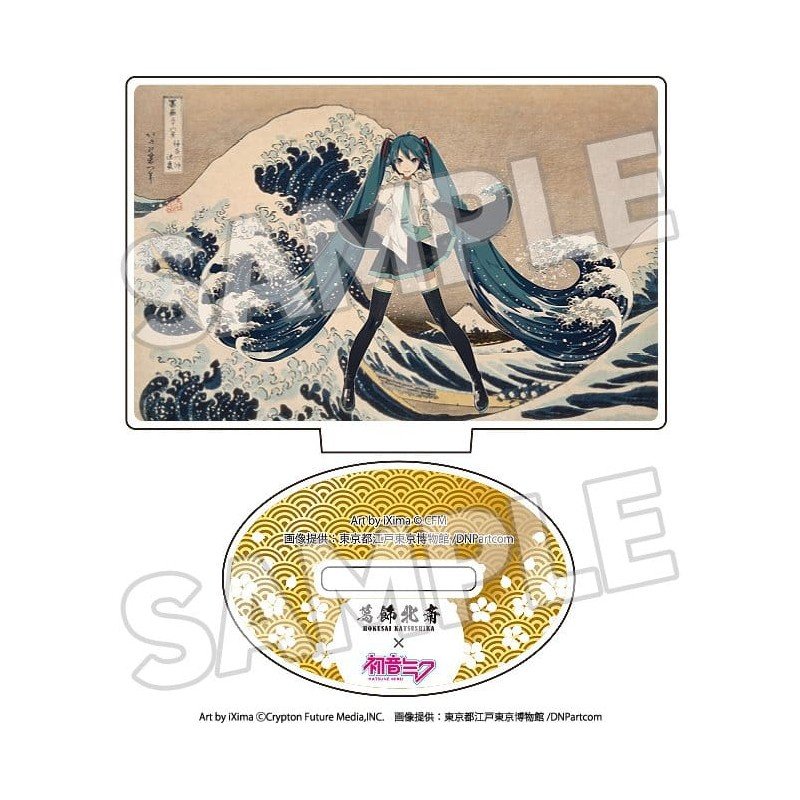 Katsushika Hokusai x Hatsune Miku assortiment boîte-mystère figurines acrylique 5 cm (8)
