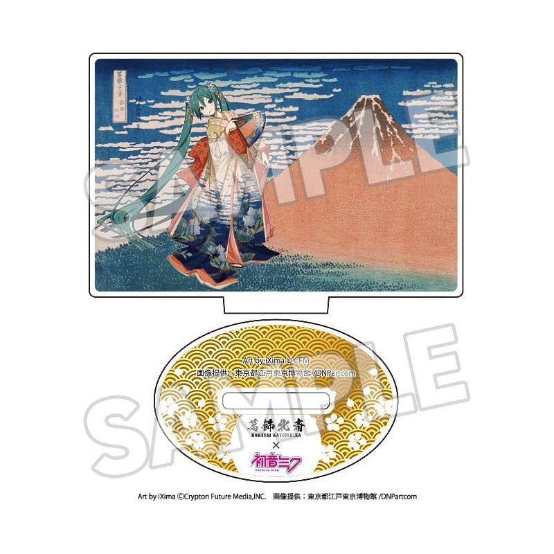 Katsushika Hokusai x Hatsune Miku assortiment boîte-mystère figurines acrylique 5 cm (8)