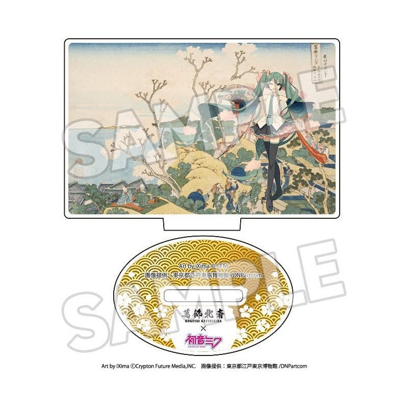 Katsushika Hokusai x Hatsune Miku assortiment boîte-mystère figurines acrylique 5 cm (8)