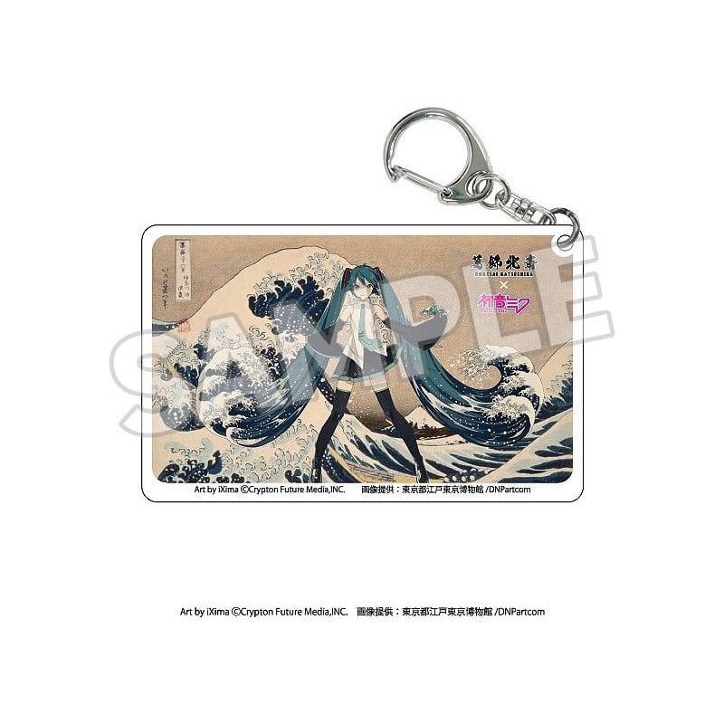 Katsushika Hokusai x Hatsune Miku Acrylic Keychains Blind Box Assortment (8)