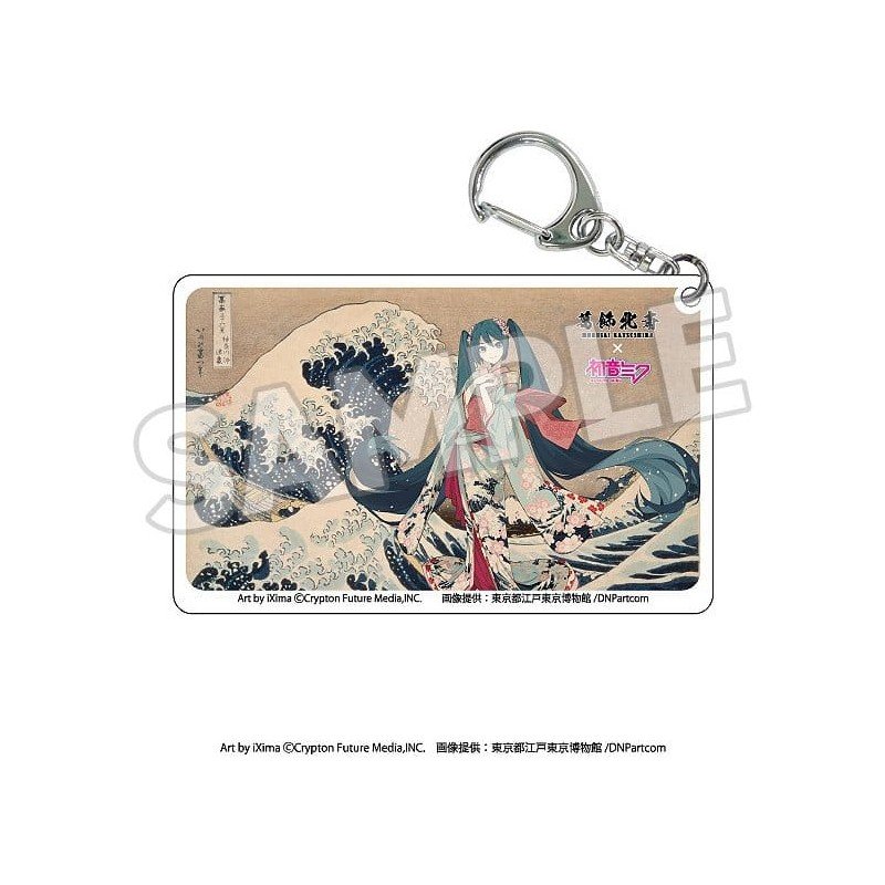Katsushika Hokusai x Hatsune Miku assortiment boîte-mystère porte-clés acrylique (8)