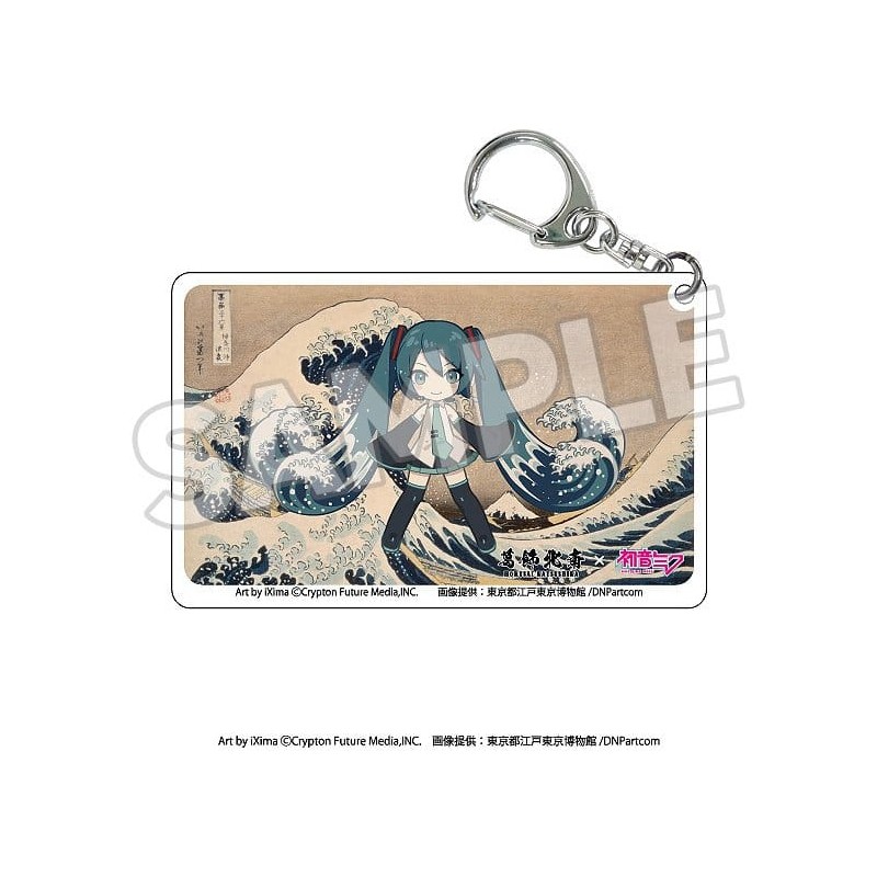 Katsushika Hokusai x Hatsune Miku Acrylic Keychains Blind Box Assortment (8)