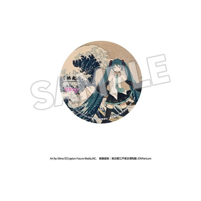 Katsushika Hokusai x Hatsune Miku assortiment boîte-mystère badges 6 cm (8)