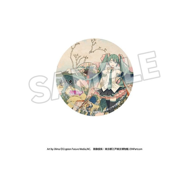 Katsushika Hokusai x Hatsune Miku assortiment boîte-mystère badges 6 cm (8)