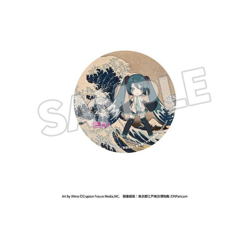Katsushika Hokusai x Hatsune Miku assortiment boîte-mystère badges 6 cm (8)