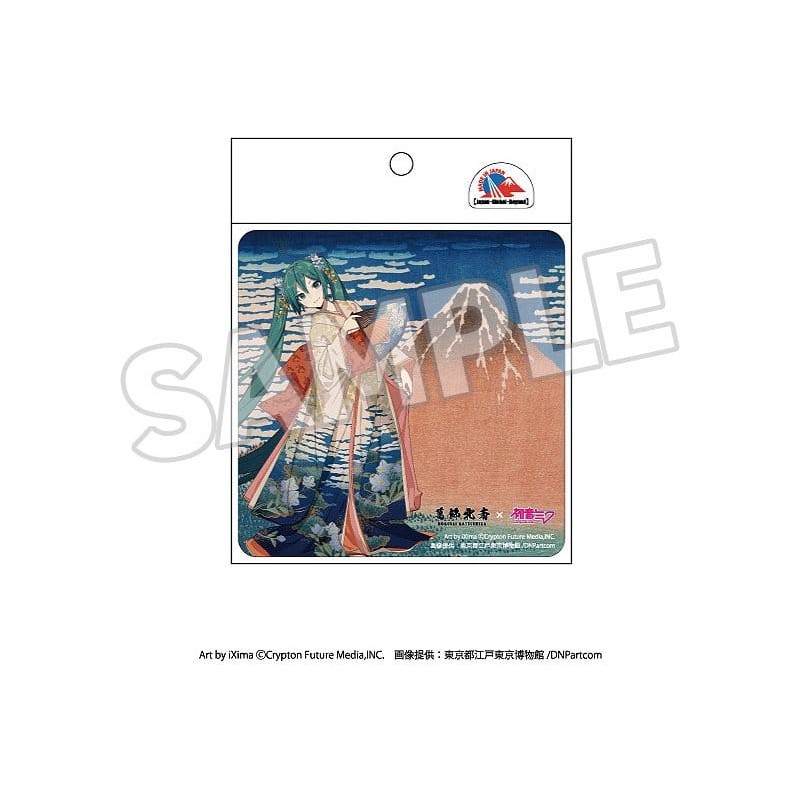 Katsushika Hokusai x Hatsune Miku Car Magnet Thirty-six Views of Mount Fuji Fine Wind, Clear Morning