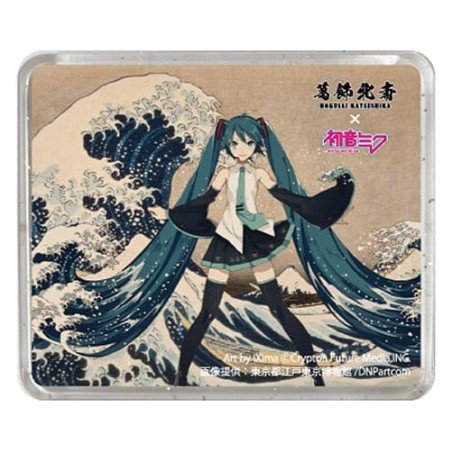 Katsushika Hokusai x Hatsune Miku aimant 3D Thirty-six Views of Mount Fuji The Great Wave off Kanagawa