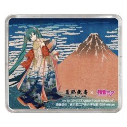 Katsushika Hokusai x Hatsune Miku aimant 3D Thirty-six Views of Mount Fuji Fine Wind, Clear Morning