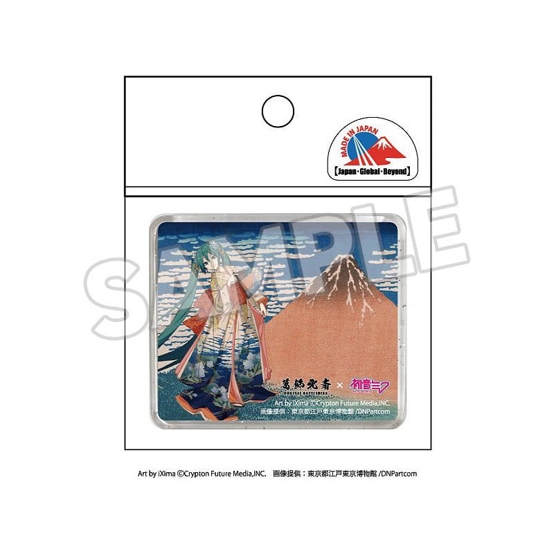 Katsushika Hokusai x Hatsune Miku aimant 3D Thirty-six Views of Mount Fuji Fine Wind, Clear Morning