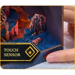 Le Seigneur des anneaux maquette Book Nook Tiny Adventures Barad-Dûr 23 cm