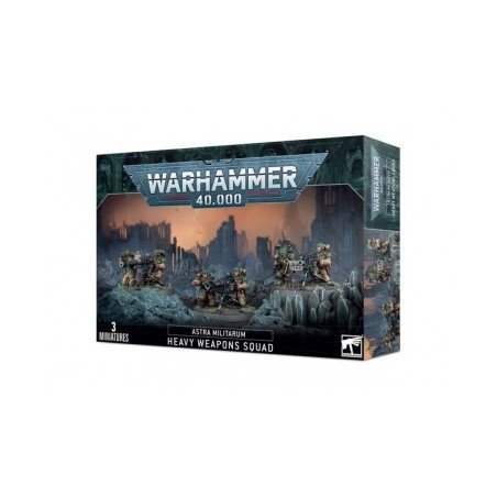 Warhammer 40,000 - Astra Militarum : Escouade D'Armes Lourdes