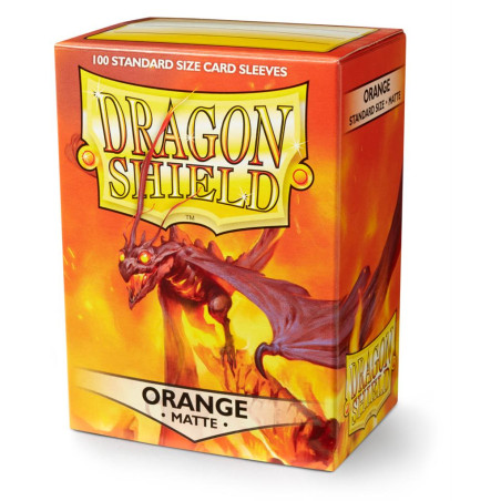 Dragon Shield Matte Mouwen - Oranje (100 Mouwen)
