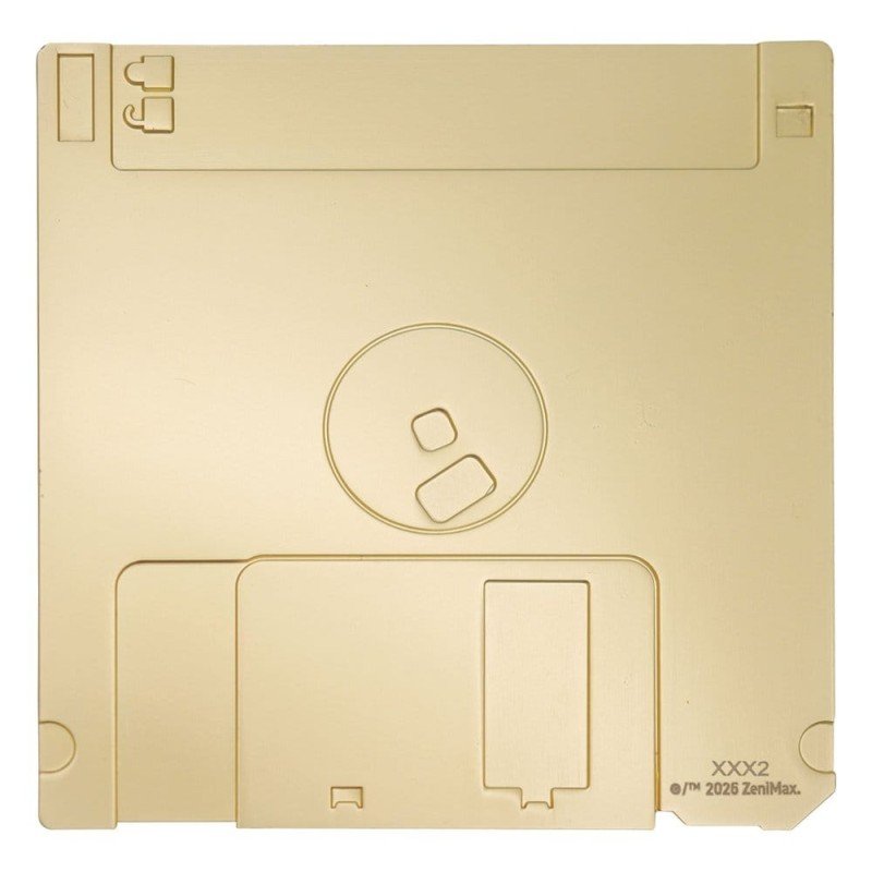 Doom Replik Floppy Disk Gold Plated Limited Edition     