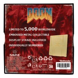 Doom Replik Floppy Disk Gold Plated Limited Edition     