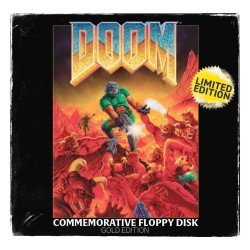 Doom Replik Floppy Disk Gold Plated Limited Edition     