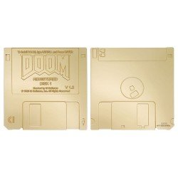 Doom Replik Floppy Disk Gold Plated Limited Edition     