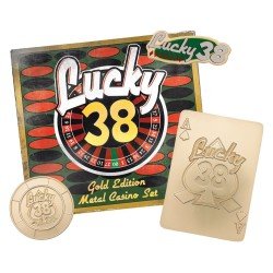 Fallout: New Vegas réplique Lucky 38 Imitation Gold Casino Set Limited Edition
