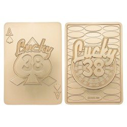 Fallout: New Vegas Replica Lucky 38 Imitation Gold Casino Set Limited Edition