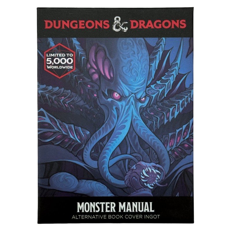 Dungeons & Dragons Ingot Monster Manual Alternate Cover Limited Edition     