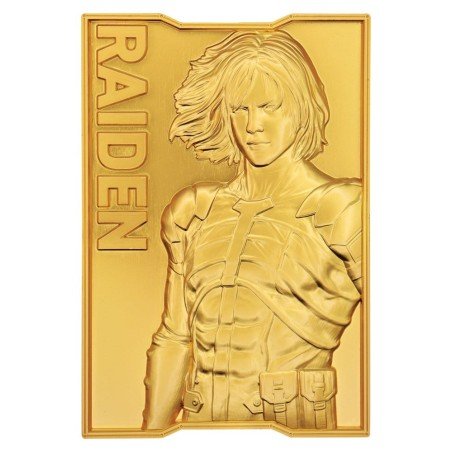 Metal Gear Solid 2 Ingot Raiden 24k Gold Plated Limited Edition 