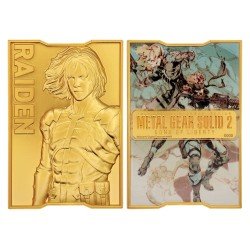 Metal Gear Solid 2 Ingot Raiden 24k Gold Plated Limited Edition 