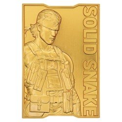 Metal Gear Solid 2 Lingot Snake 24k Gold Plated Limited Edition 