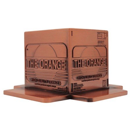 Metal Gear Solid 2 réplique Cardboard Box Antique Gold  