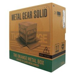 Metal Gear Solid 2 réplique Cardboard Box Antique Gold  