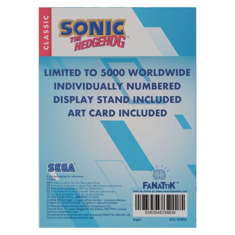 Sonic - The Hedgehog Ingot Limited Edition  