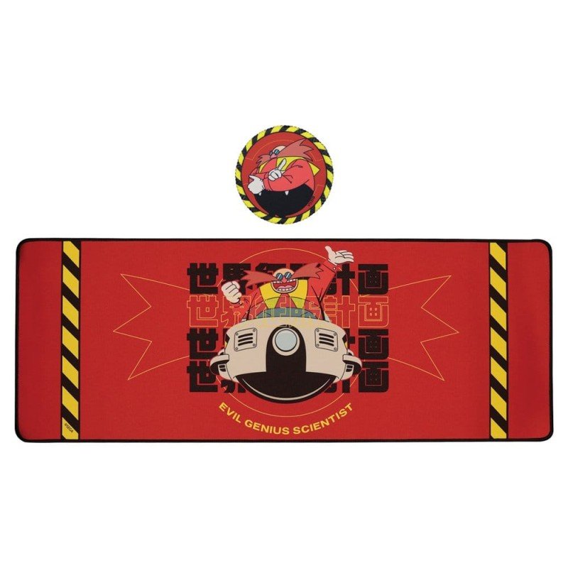 Sonic - The Hedgehog Desk Pad & Coaster Set Dr. Eggman