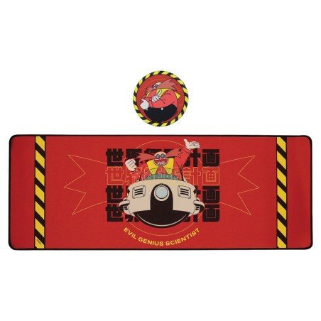 Sonic - The Hedgehog Desk Pad & Coaster Set Dr. Eggman