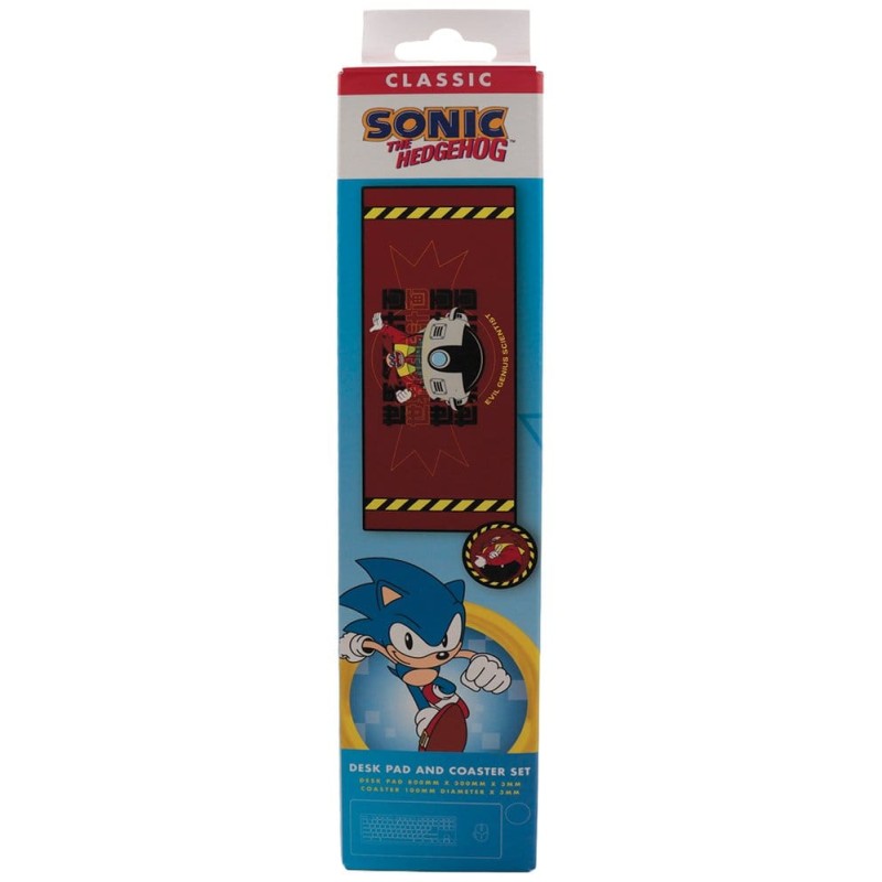Sonic - The Hedgehog Desk Pad & Coaster Set Dr. Eggman