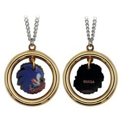 Sonic - The Hedgehog pendentif et collier Ring