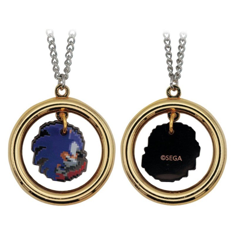 Sonic - The Hedgehog pendentif et collier Ring