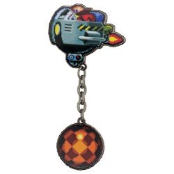 Sonic - The Hedgehog pin Dr. Eggman Egg Mobile Chained