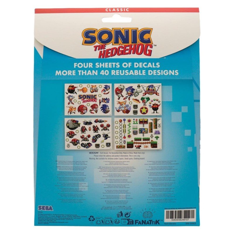 Sonic - The Hedgehog Tech Sticker Pack 