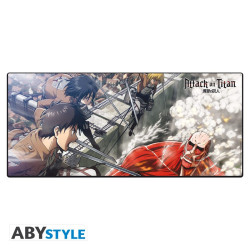 L'Attaque des Titans - Tapis de souris XXL "Eren vs Titan Colossal"