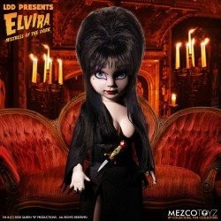 Elvira maîtresse des ténèbres Living Dead Dolls poupée Elvira 25 cm