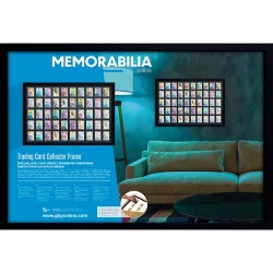 Memorabilia - 50 Collectible Cards Collector's Frame Black
