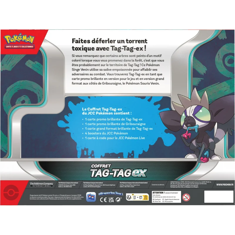 Pokémon - Coffret Tag-Tag Ex FR | 820650558153
