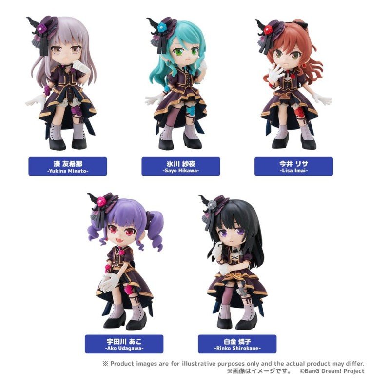 BanG Dream! PalVerse Collection assortiment figurines PVC Roselia Box Ver. 5 cm (6)