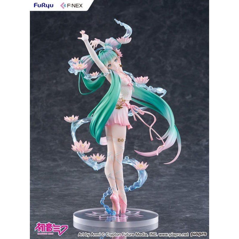 Hatsune Miku F:NEX PVC Statue 1/7 Water lily Ver. 27 cm  