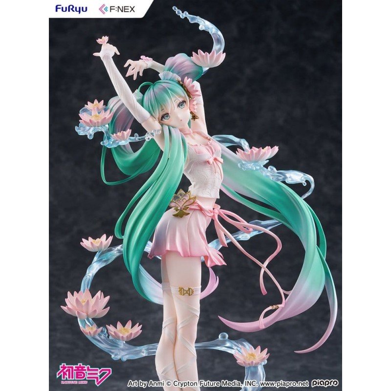 Hatsune Miku F:NEX PVC Statue 1/7 Water lily Ver. 27 cm  
