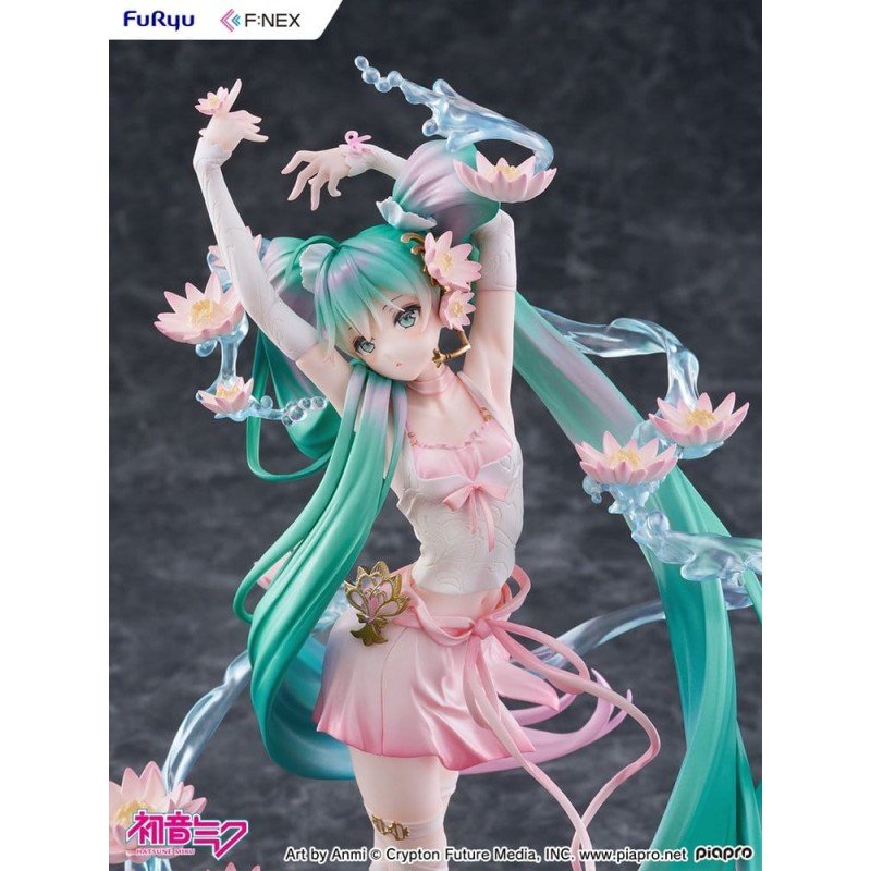 Hatsune Miku F:NEX PVC Statue 1/7 Water lily Ver. 27 cm  